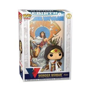Funko Pop! Comic Cover: Wonder Woman Rebirth 80th Anniversary NEW #03 Display